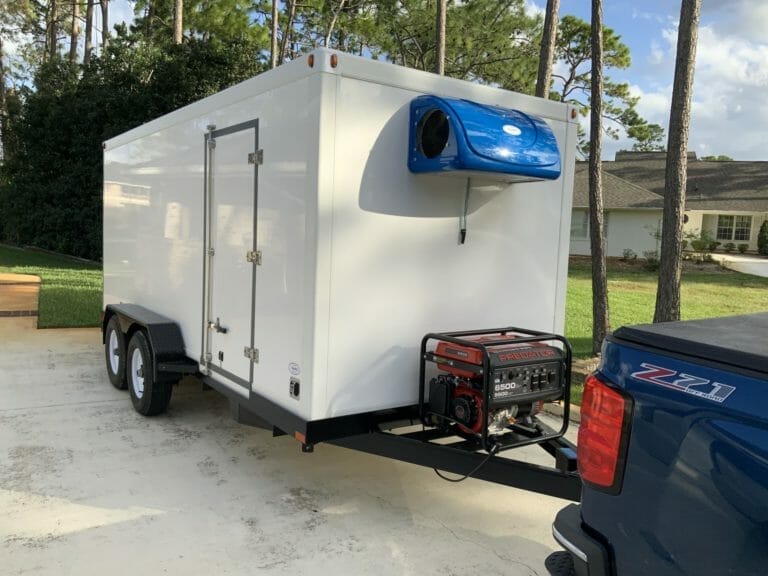 Small Refrigerated Trailer Rental - Cooler- Freezer Trailers For Rent