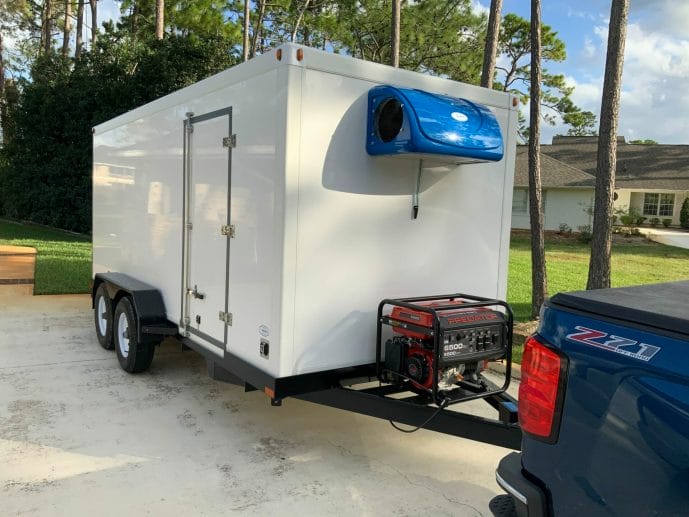 7x16 Refrigerated Trailer