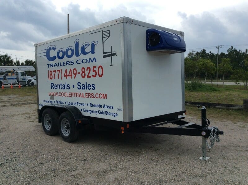 small refrigerated trailer for sale