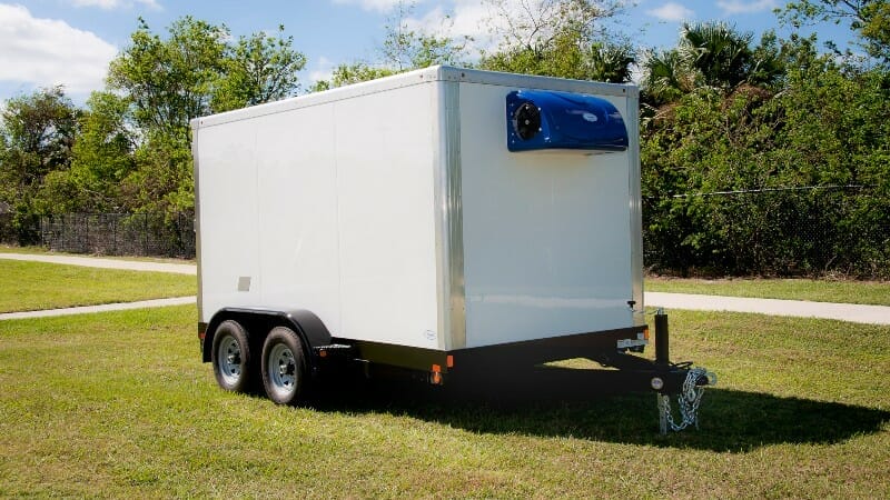 small refrigerated trailer for sale