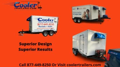 small refrigerated trailer