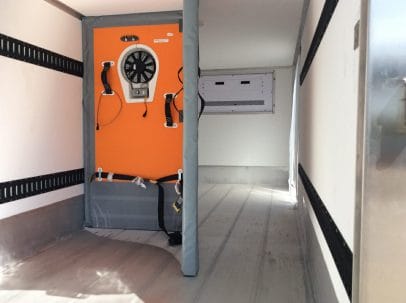 refrigerated trailer bulkhead wall