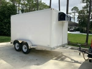 refrigerated trailer- cooler trailer