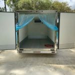 refrigerated trailer- full open rear doors