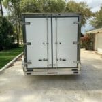 refrigerated trailer -stainless rear doors