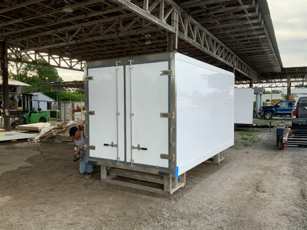 refrigerated truck body build 7
